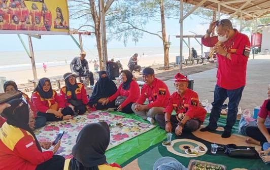 Putri Koppad Borneo Distrik PPU Terima Kunjungan Sekjen Koppad Pusat Beserta Rombongan